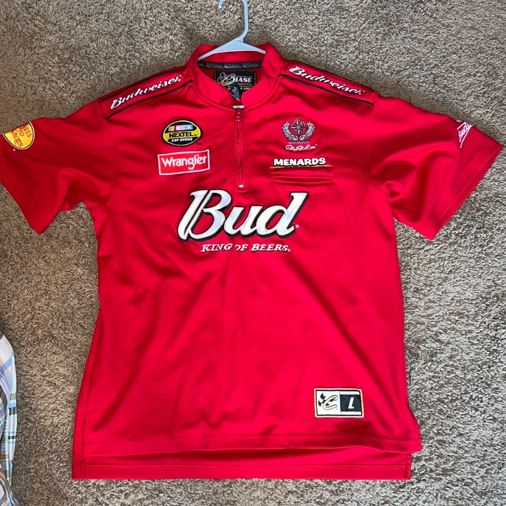 Budweiser racing jersey